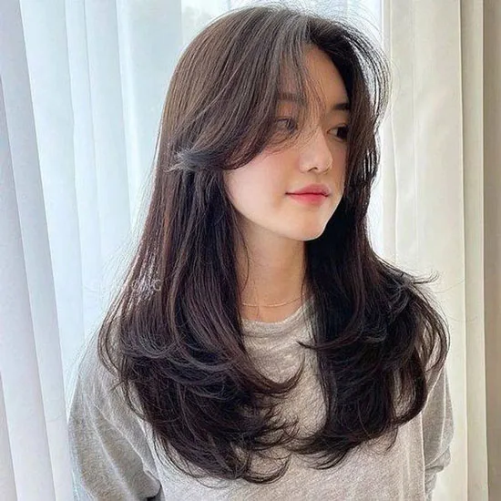 Korean Style Curtain Bangs