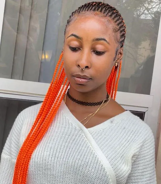 Orange Braids