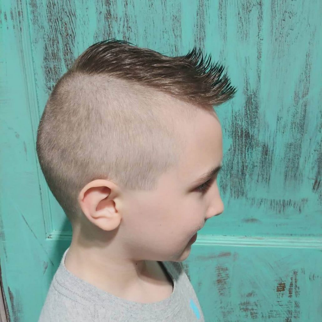 Short Faux Hawk With Shaved Undercut