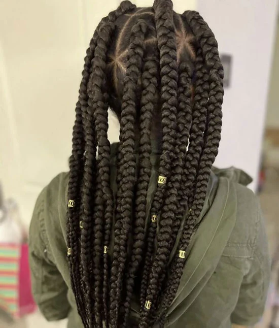 Baddie Jumbo Knotless Braids