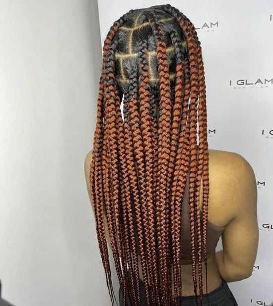 Big Jumbo Knotless Braids