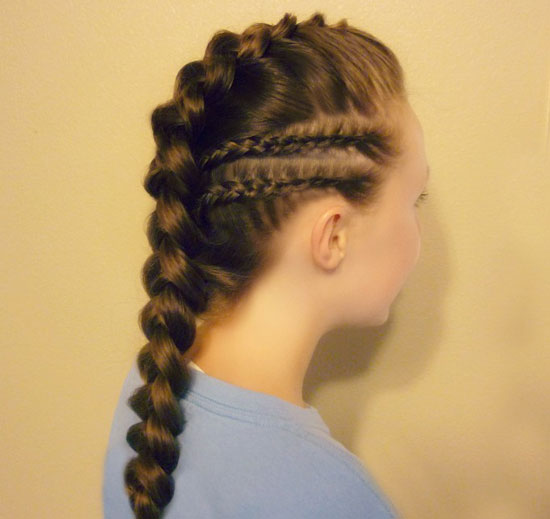 Braided Faux Hawk