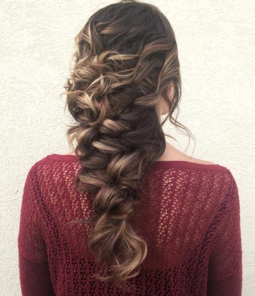 Messy Curly Mermaid Hairstyles