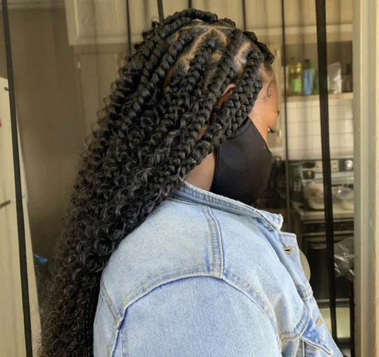 Jumbo Bohemian Knotless Braids