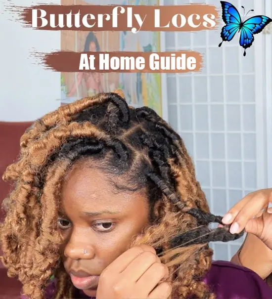 Butterfly Locs at Home