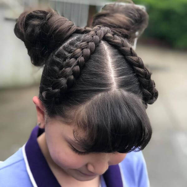 Braided Top With Pigtails