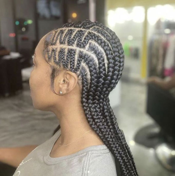 Zigzag Split Stitch Braids