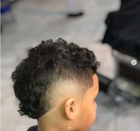 Stylish Mohawk for Little Black Boy