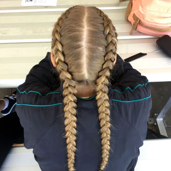 Double dutch braids