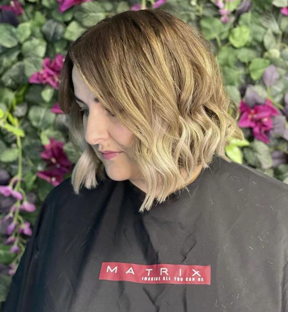 Blonde Balayage Bob