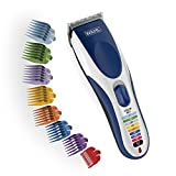 Wahl Color Pro Cordless Rechargeable Hair Clipper & Trimmer – Easy Color-Coded...