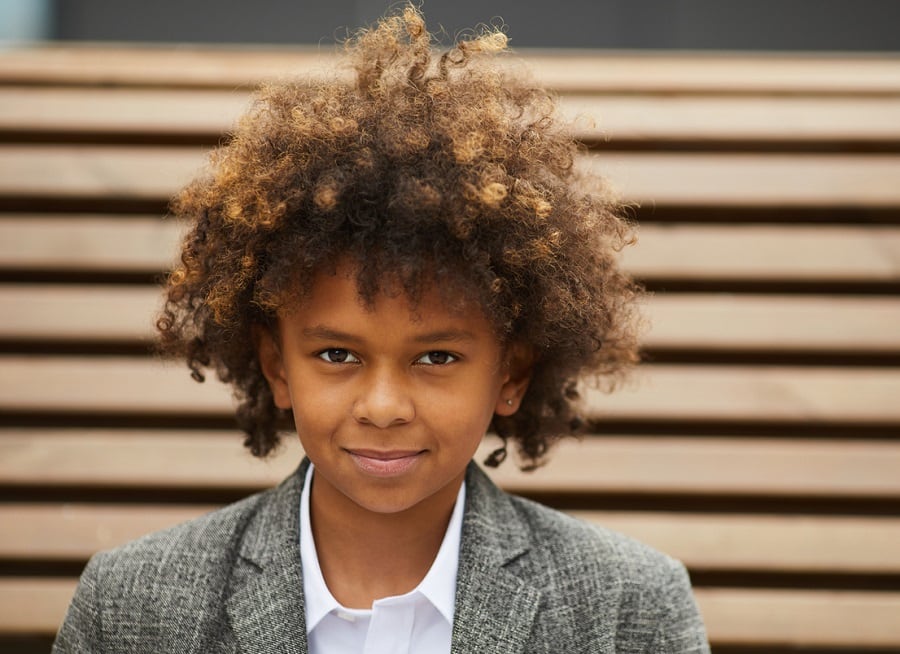 long curly hair for boys