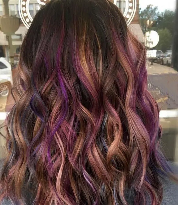 Purple Blue Blonde