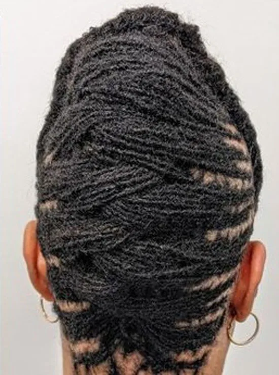 Interwoven Micro Locs