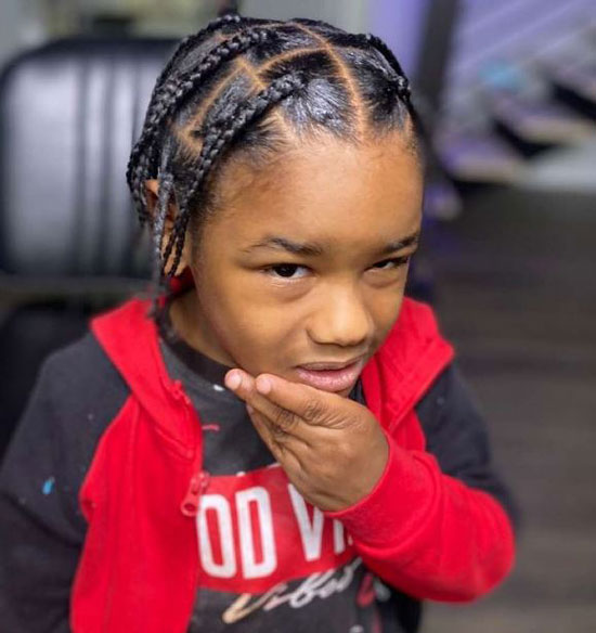 Kids Knotless Box Braids