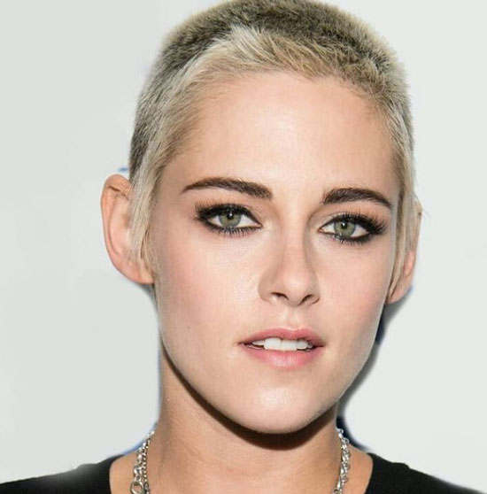 Kristen Stewart Buzz Cut