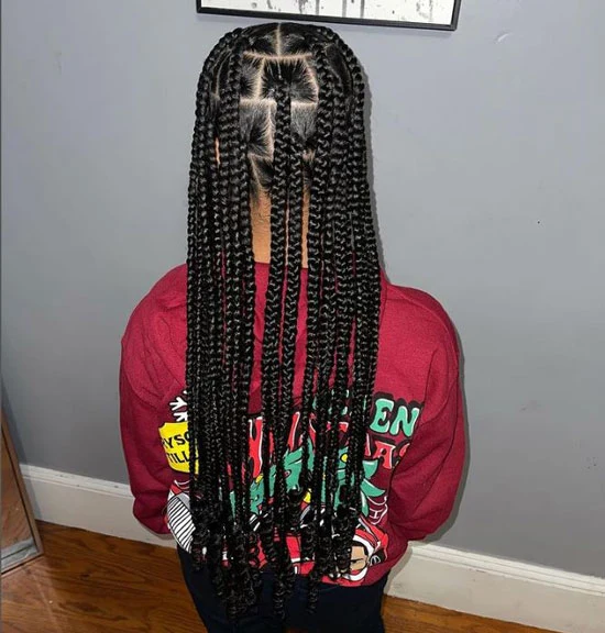 Coi Leray Long Braids