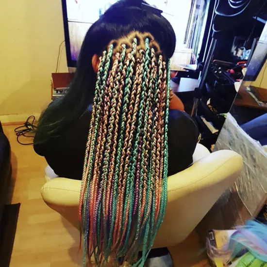 Multi Coloured Hair