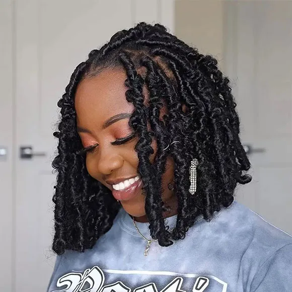 Distressed Locs Bob