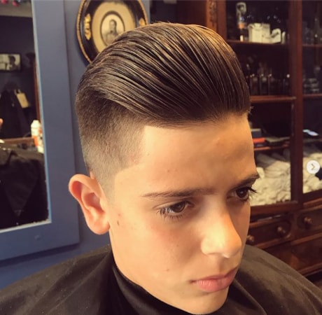 Slicked Back Undercut - Toddler Boy Haircut