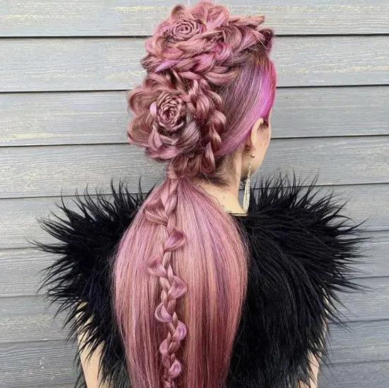 Flower Twist Braids