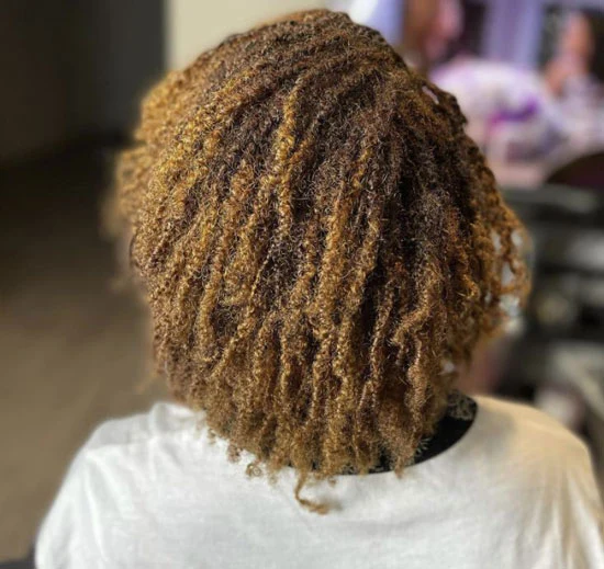 Short & Messy Micro Locs