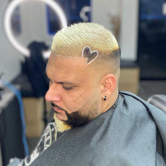 Heart Shaped HairCut Inspired By Drake 3