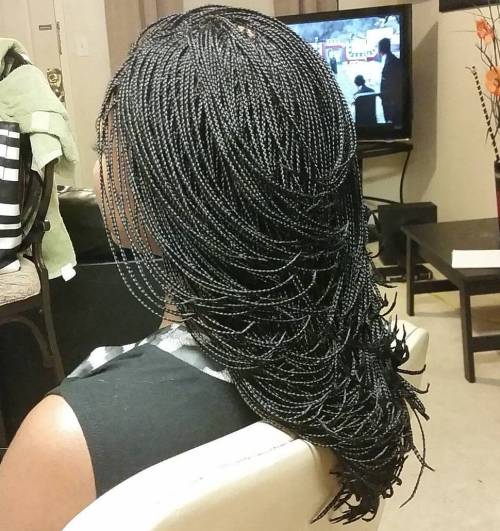 Waterfall Micro Braids