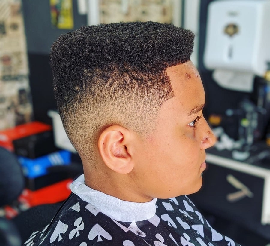 high top fade for boys