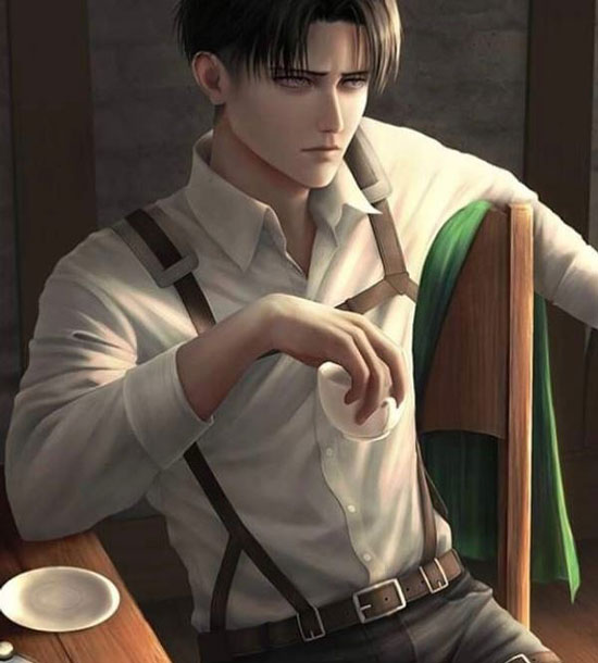 Levi Ackerman Taper Fade E- Boy Haircut