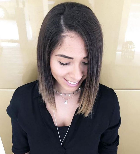 Long Bob Balayage