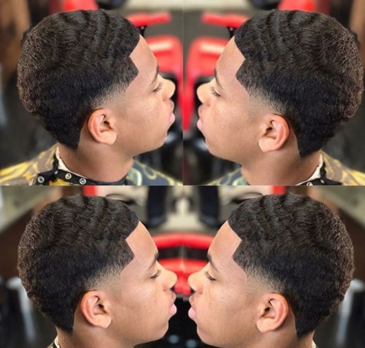 Short Wavy Black Boy Haircut