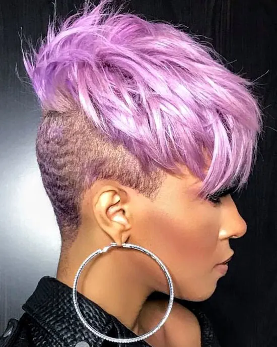 Lavender Undercut