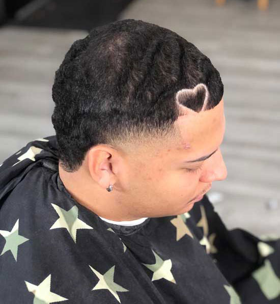 Heart Shaped HairCut Inspired By Drake 1