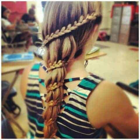 Spiral Braided Ponytail