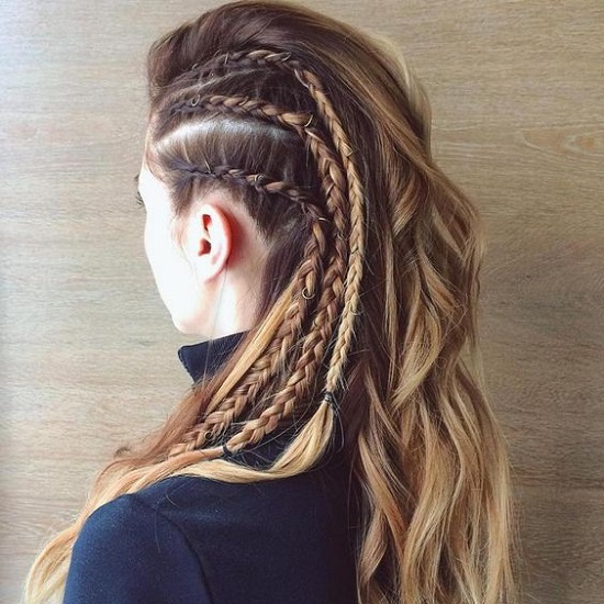 Side Braid Hawk