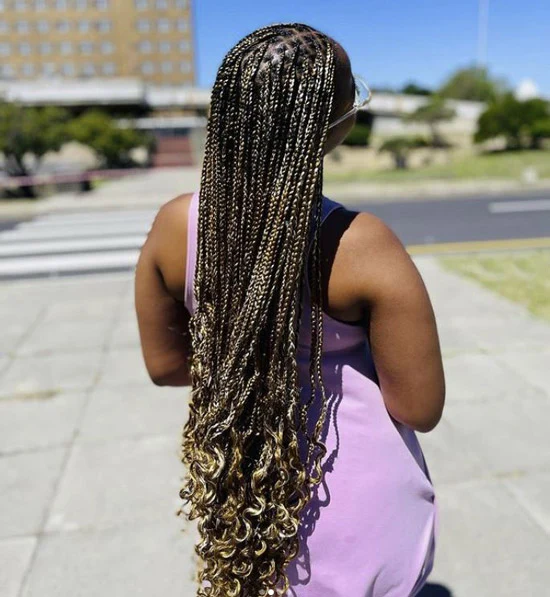 Braids with Curly Ends