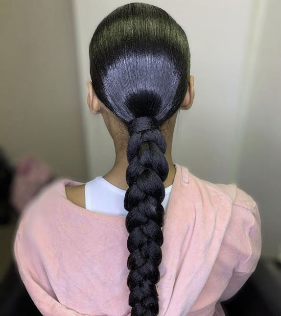 Low Ponytail Braid