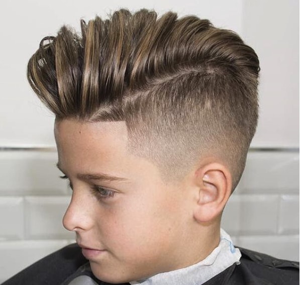 Long Top Fade for Boys