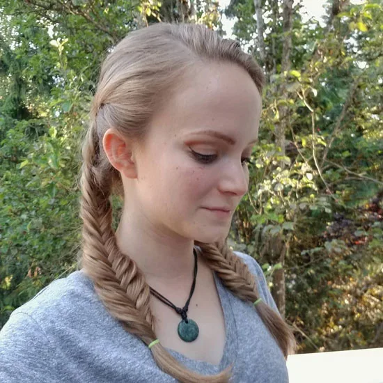 Fishtail Braid Pigtails