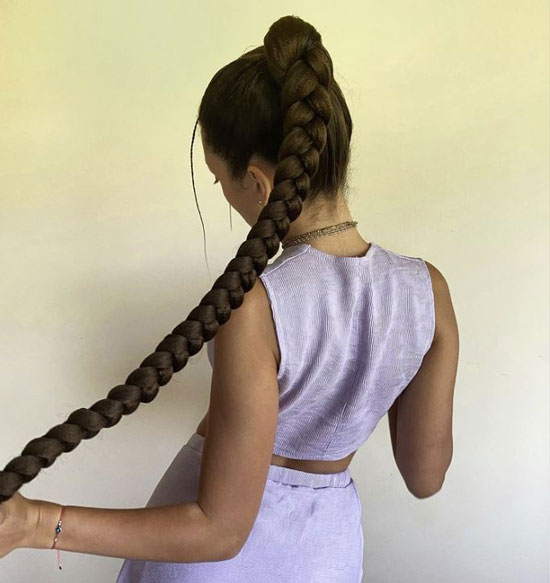 High Ponytail Braid