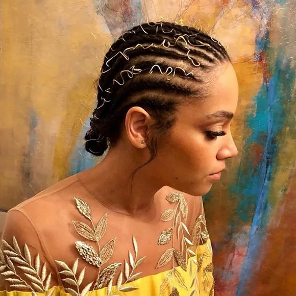 Bianca Lawson cornrows