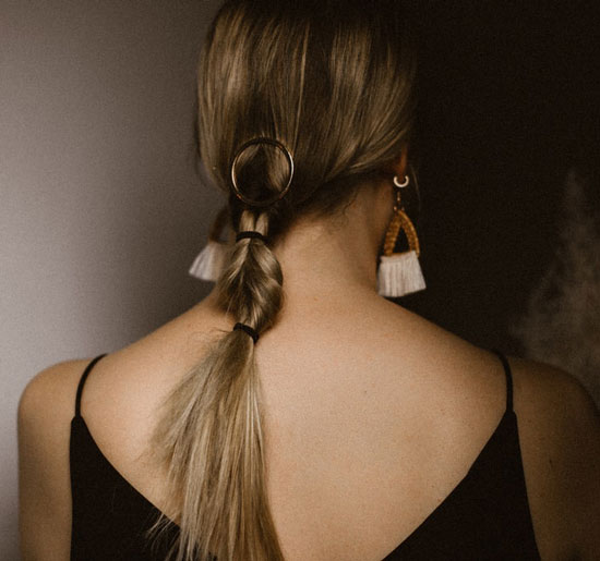 Sleek Ponytail with Ring