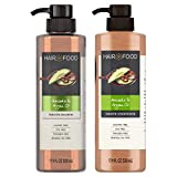 Hair Food Sulfate Free Shampoo and Conditioner Set, with Argan Oil and Avocado,...