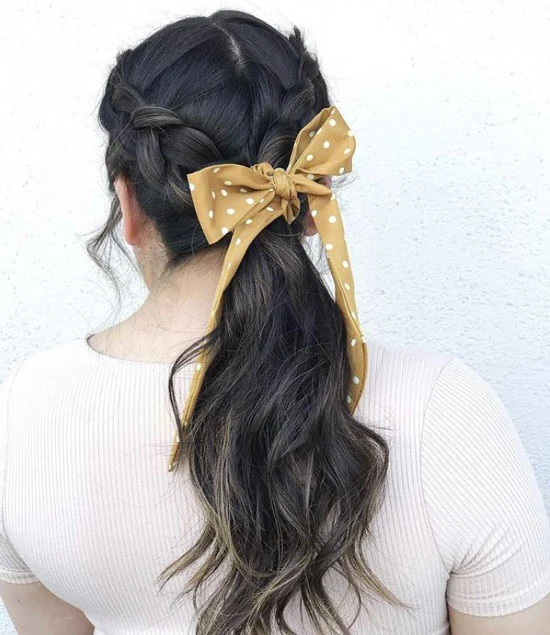 Double Dutch Braid Ponytail