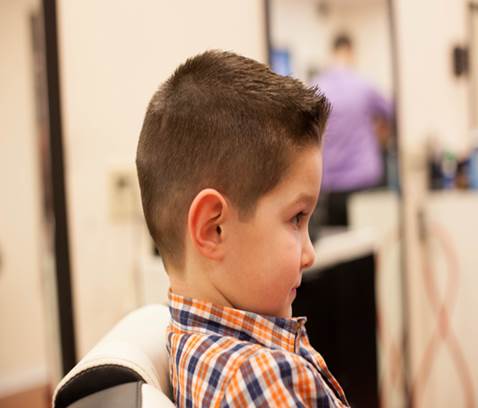 Crew Haircut With Spiky Fringe