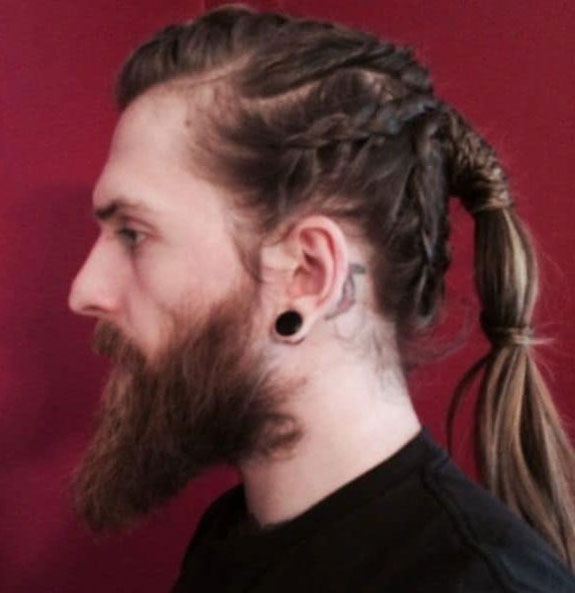 Viking Bubble Braids Ponytrail