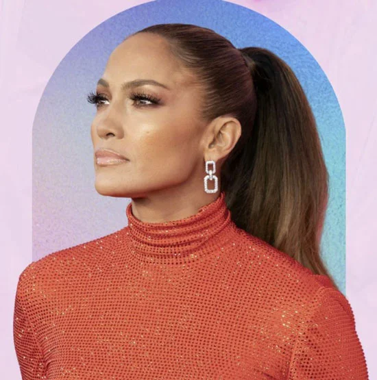 Jennifer Lopez Sleek Ponytail