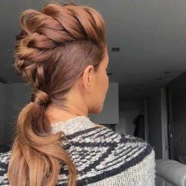 Dutch Mohawk Ponytail