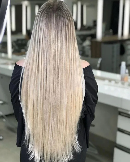 Platinum Blonde Horse Tail